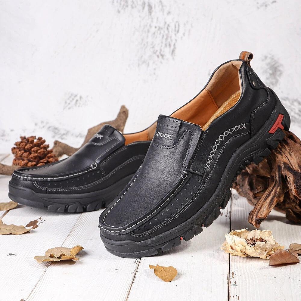 ''Mattia'' - Outdoor Leather Shoes - Shoes - LeStyleParfait Kenya