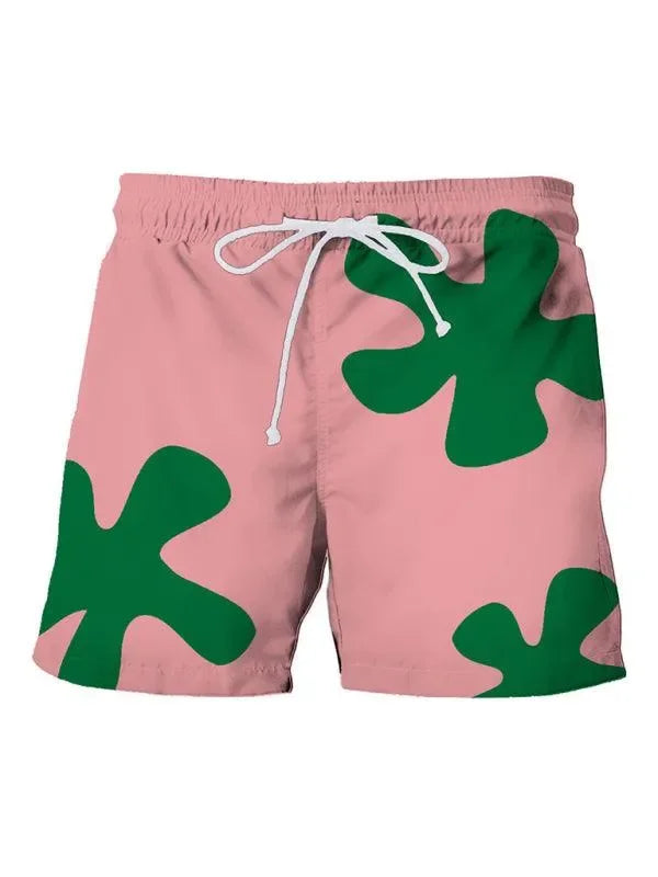 Men Abstract Swim Shorts fashion image