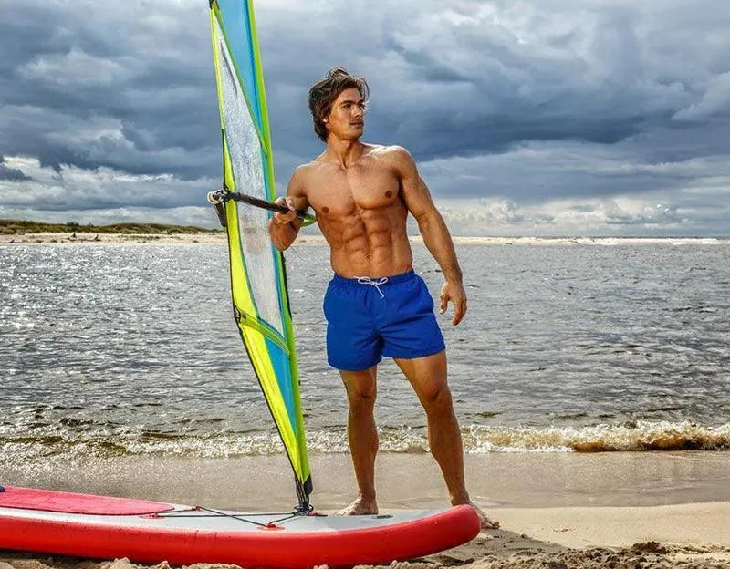 Men Black Swim Shorts