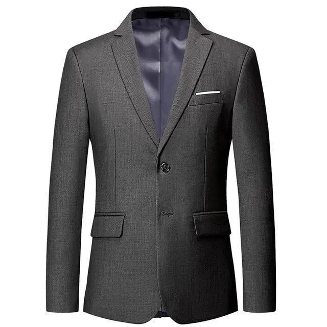 Men Blazer - 2-Button Formal Blazer - Men's Blazer - LeStyleParfait