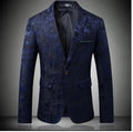 Men Blazer - Geometric Blazer - Men's Blazer - LeStyleParfait