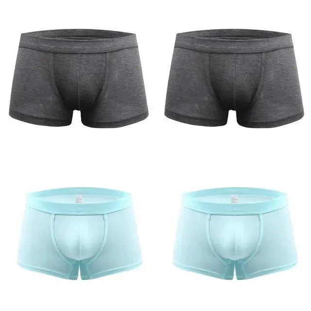 Men Boxer Shorts - 4 Pcs/Set - Men's Boxers - LeStyleParfait