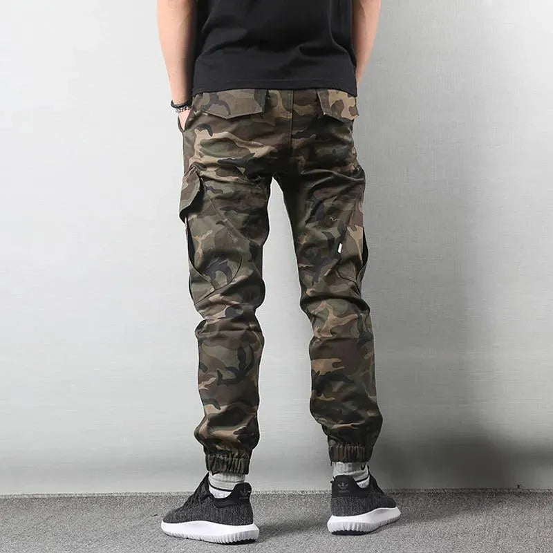 Men Cargo Pants, Drawstring - Men's Jeans - LeStyleParfait