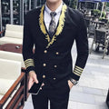 Embroidery Prom Suit For Men - Tuxedo Suit - LeStyleParfait