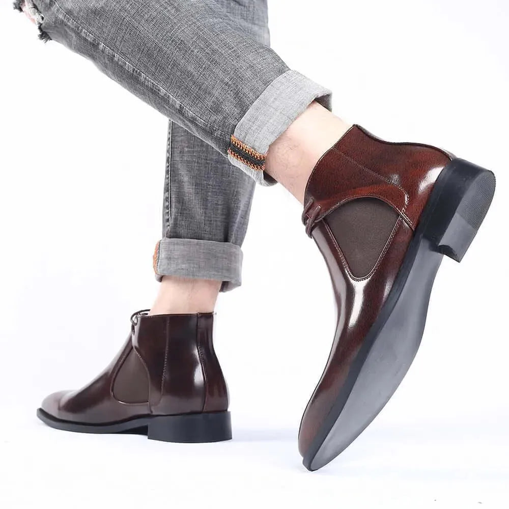 Men Dress Boots - Lorenzo Ankle Boots - Boots - LeStyleParfait