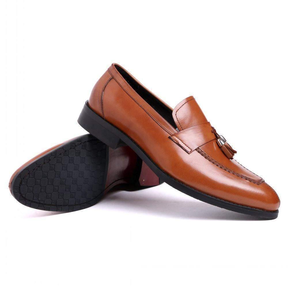 Men Dress Shoes, Genuine Leather Shoes With Tassel, Slip-on Shoes - Shoes - LeStyleParfait Kenya