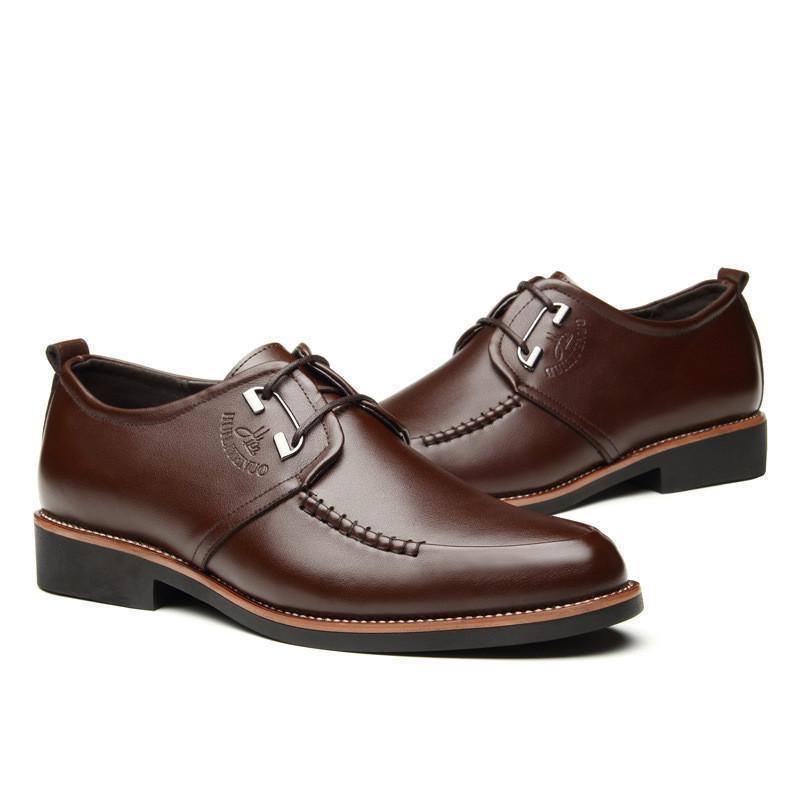 Men Dress Shoes, Lace-Up Office Shoes, Black, Brown - Shoes - LeStyleParfait Kenya