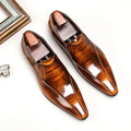 Men Dress Shoes - Mussolini Pointed Shoes - Dress Shoes - LeStyleParfait