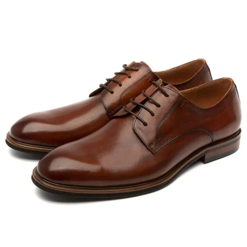 Men Dress Shoes - Samuele Italian Leather Shoes - Dress Shoes - LeStyleParfait