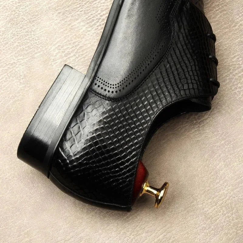 Men Dress Shoes - Silvio Serpentine Shoes - Dress Shoes - LeStyleParfait