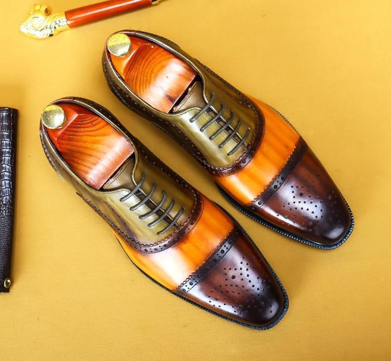 Men  Dress Shoes -  Timotio Leather Oxford Shoes