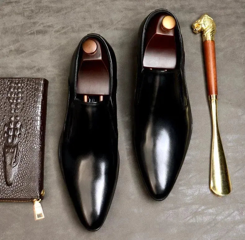 Men Dress Shoes - Valentino Italian Shoes - Dress Shoes - LeStyleParfait