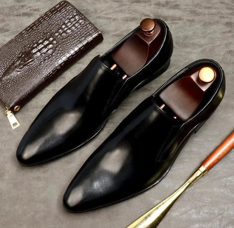 Men Dress Shoes - Valentino Italian Shoes - Dress Shoes - LeStyleParfait