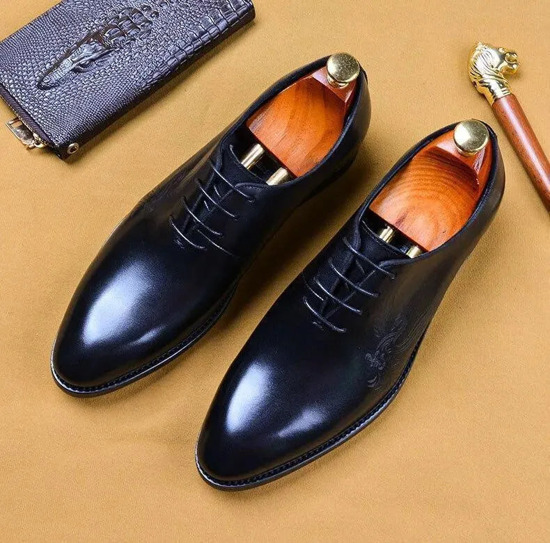 Men Dress Shoes - Vittorino Dress Leather Shoes - Dress Shoes - LeStyleParfait