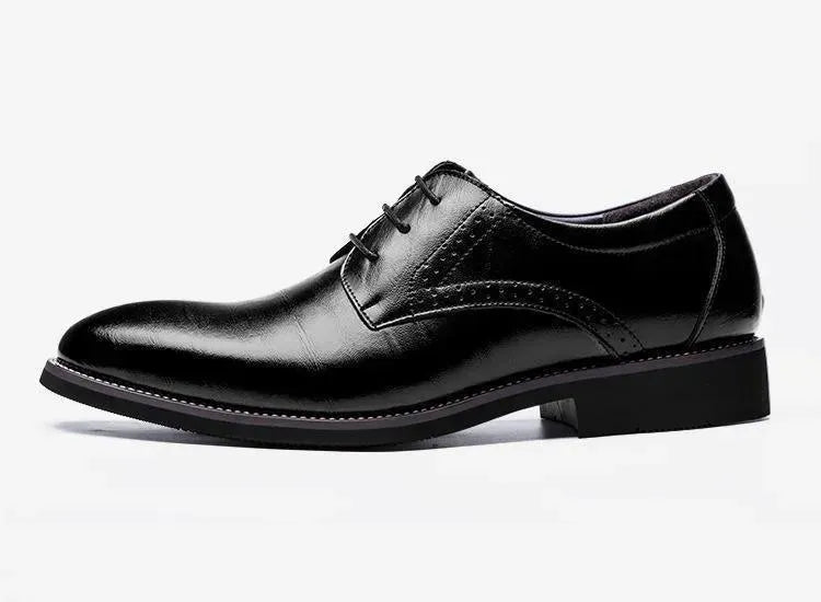 Men Dress Shoes - Wingtip Leather Shoes - Dress Shoes - LeStyleParfait