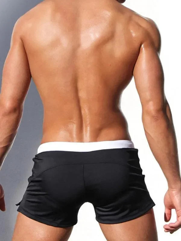 Men Navy Swim Shorts