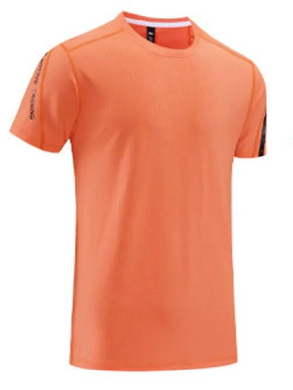 Men Relaxed Crew Neck Polyester Tshirt-Men T-Shirt-LeStyleParfait