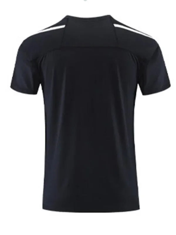 Men Relaxed Crew Neck Polyester Tshirt-Men T-Shirt-LeStyleParfait