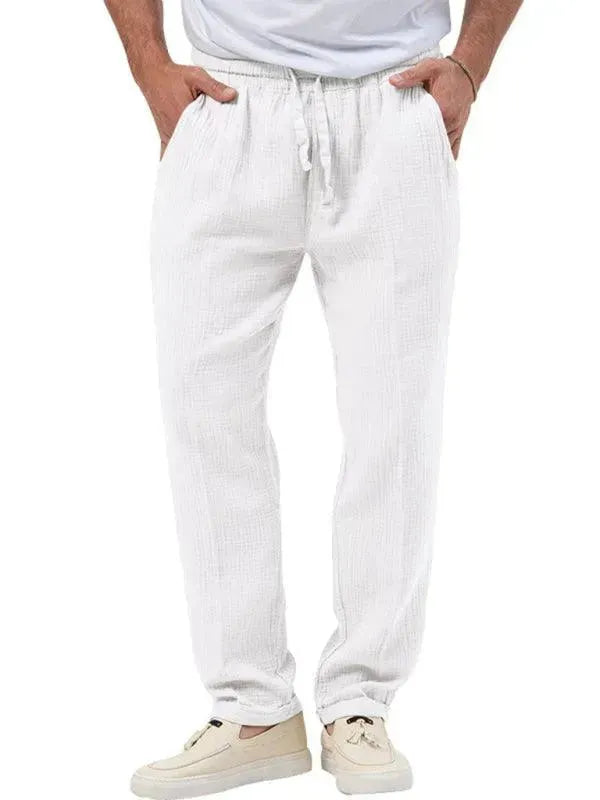 Men Relaxed Ribbed Jogger Lounge Set - Solid Jogger Two-Piece Set - LeStyleParfait