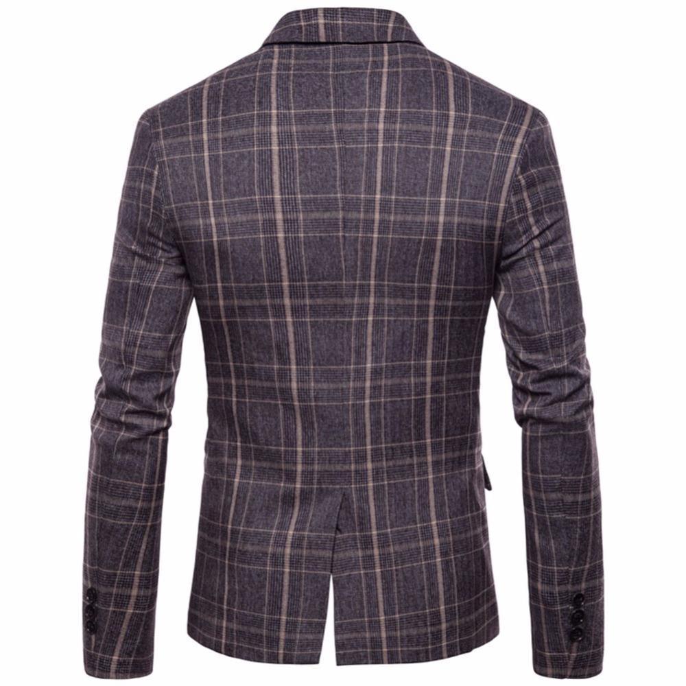 Men's Blazer Striped Slim Fit Blazer - Blazer - LeStyleParfait Kenya