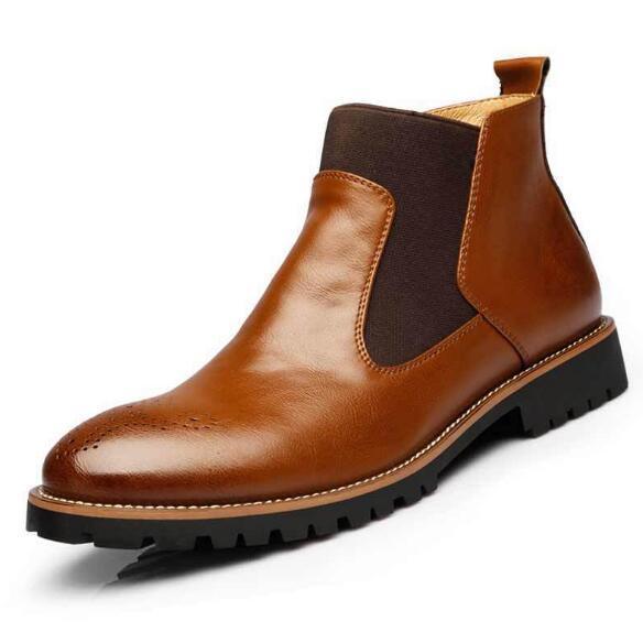 Men's Boots Ankle Martin Boots Slip-On Chelsea Boots - Shoes - LeStyleParfait Kenya