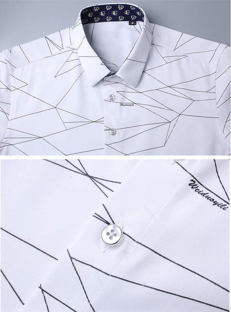 Men's Casual Shirt, Long Sleeves - Shirt - LeStyleParfait Kenya