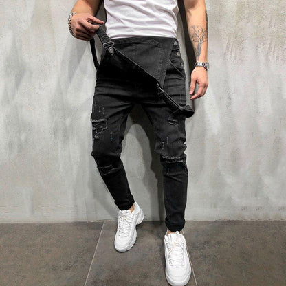 Men's Denim Jeans Overalls - Pants - LeStyleParfait Kenya