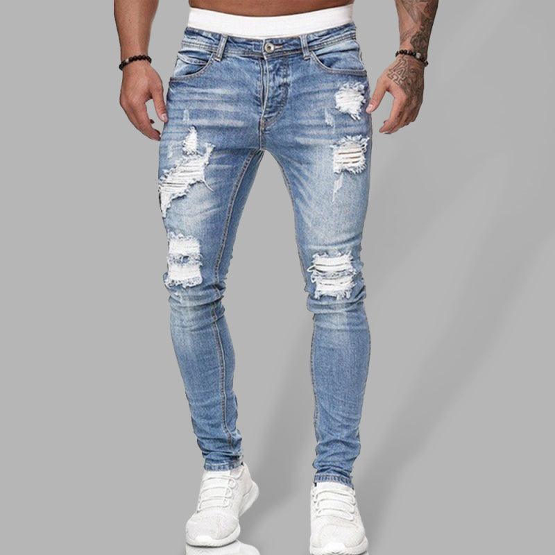 Men's Distressed Skinny Jeans - Men's Jeans - LeStyleParfait Kenya