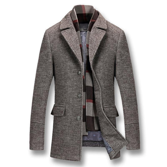 Men's Elegant Winter Coat - Coat - LeStyleParfait Kenya