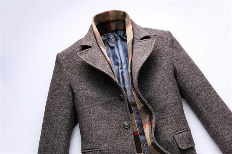 Men's Elegant Winter Coat - Coat - LeStyleParfait Kenya