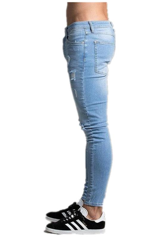 Men's Frayed Slim Fit Jeans - Men's Jeans - LeStyleParfait Kenya
