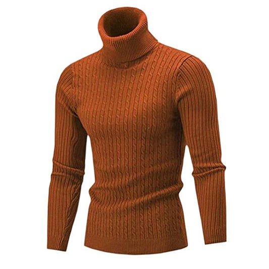 Men's Knitted Turtleneck Sweater - Sweater - LeStyleParfait Kenya