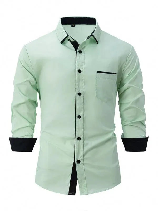 Men's Plain Casual Shirt - Casual Shirt - LeStyleParfait