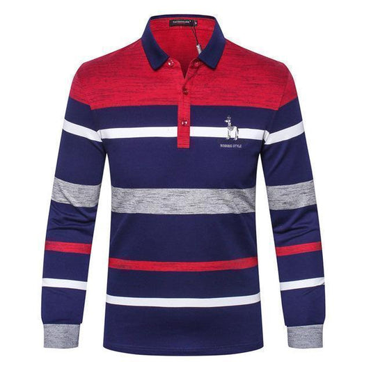 Men's Polo Shirt Striped T-Shirt - T-Shirts - LeStyleParfait Kenya