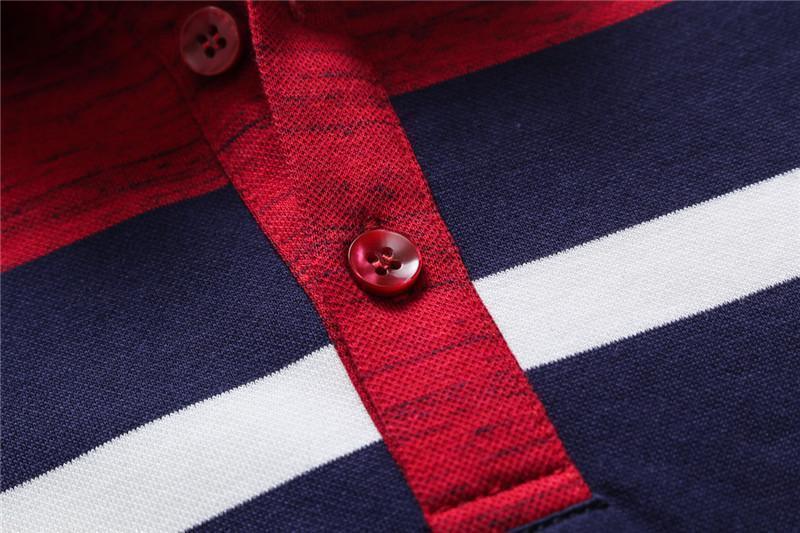 Men's Polo Shirt Striped T-Shirt - T-Shirts - LeStyleParfait Kenya