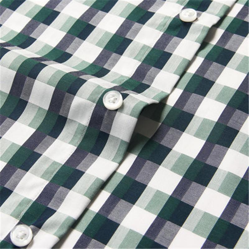 Men's Shirts 100% Cotton Summer Plaid Shirts Men Casual Plus Size Shirt - Shirt - LeStyleParfait Kenya