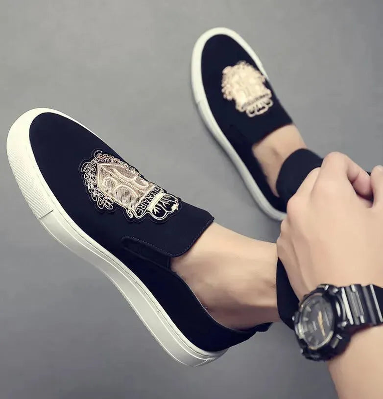 Men's Sneakers - Low-Top Sneakers Shoes - Slip-On Spring-Summer Shoes