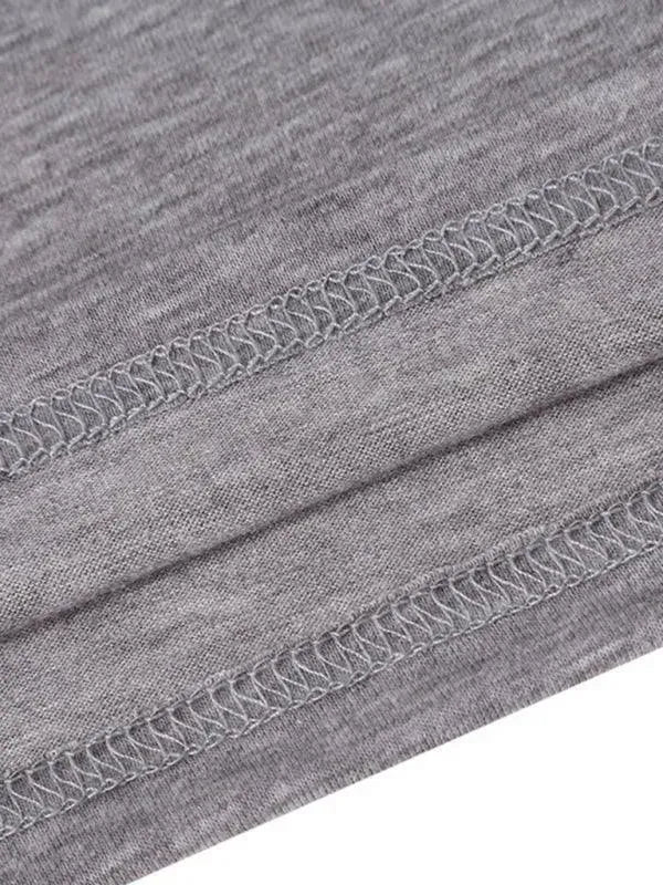 Men's Solid Turtleneck Polyester T-Shirt - All-Season Style - T-Shirt - LeStyleParfait