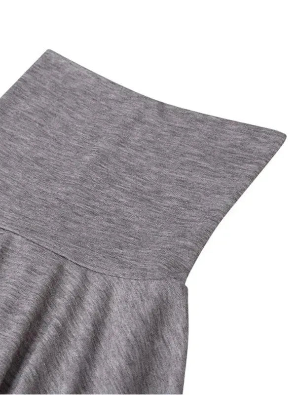 Men's Solid Turtleneck Polyester T-Shirt - All-Season Style - T-Shirt - LeStyleParfait