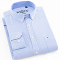 Men's Striped Oxford Shirt - Striped Shirt - LeStyleParfait