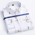 Men's Stripes Print Dress Shirt - Dress Shirt - LeStyleParfait