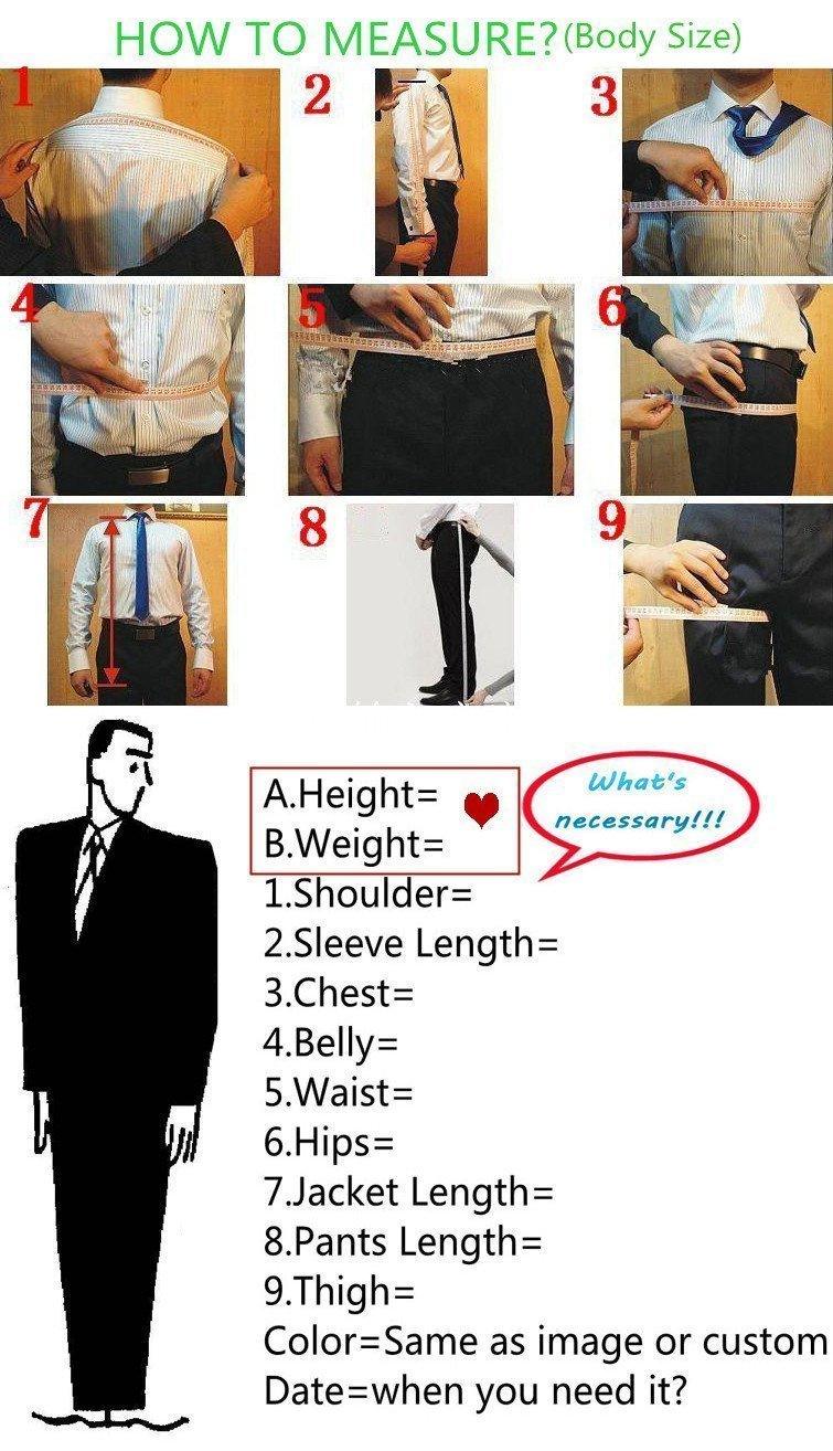 Men's Suit 3-Piece Suit With Double Breasted Vest - Suit - LeStyleParfait Kenya