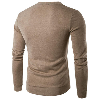 Men's Sweater V-Neck Knit Cardigan - Sweater - LeStyleParfait Kenya