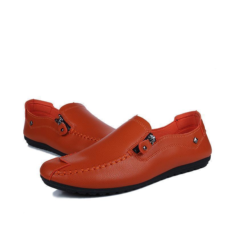 Men Shoes Casual Leather Driving Shoes - Shoes - LeStyleParfait Kenya