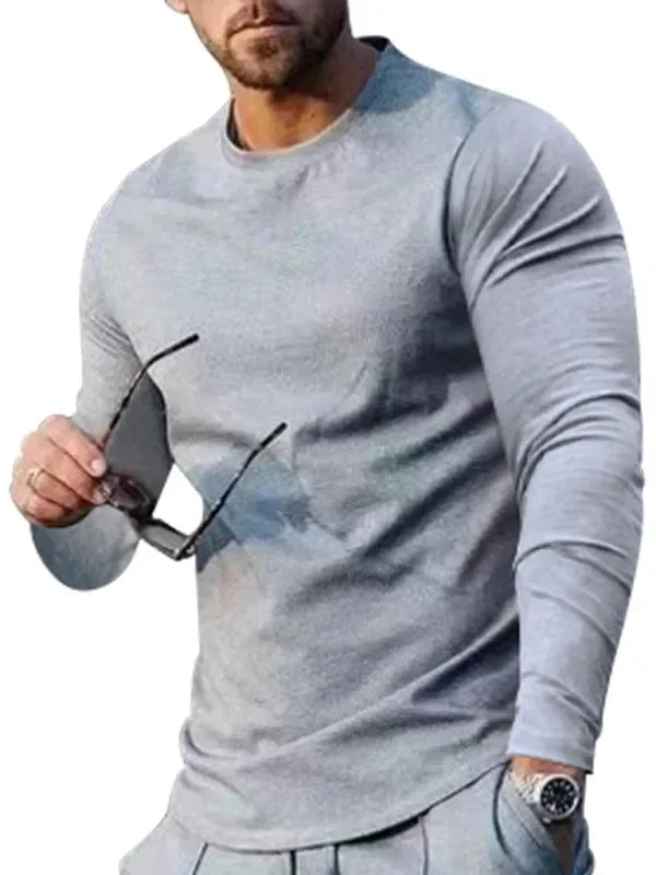 Men Sleek Casual Jogger Two-Piece Set - Solid Joggers Two-Piece Set - LeStyleParfait