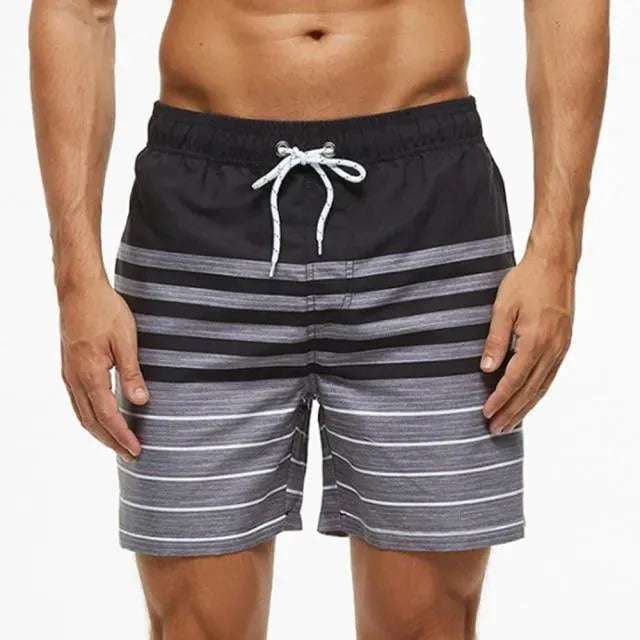 Men Striped Swim Shorts fashion image