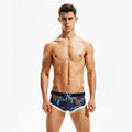 Men Tropical Print Swim Shorts