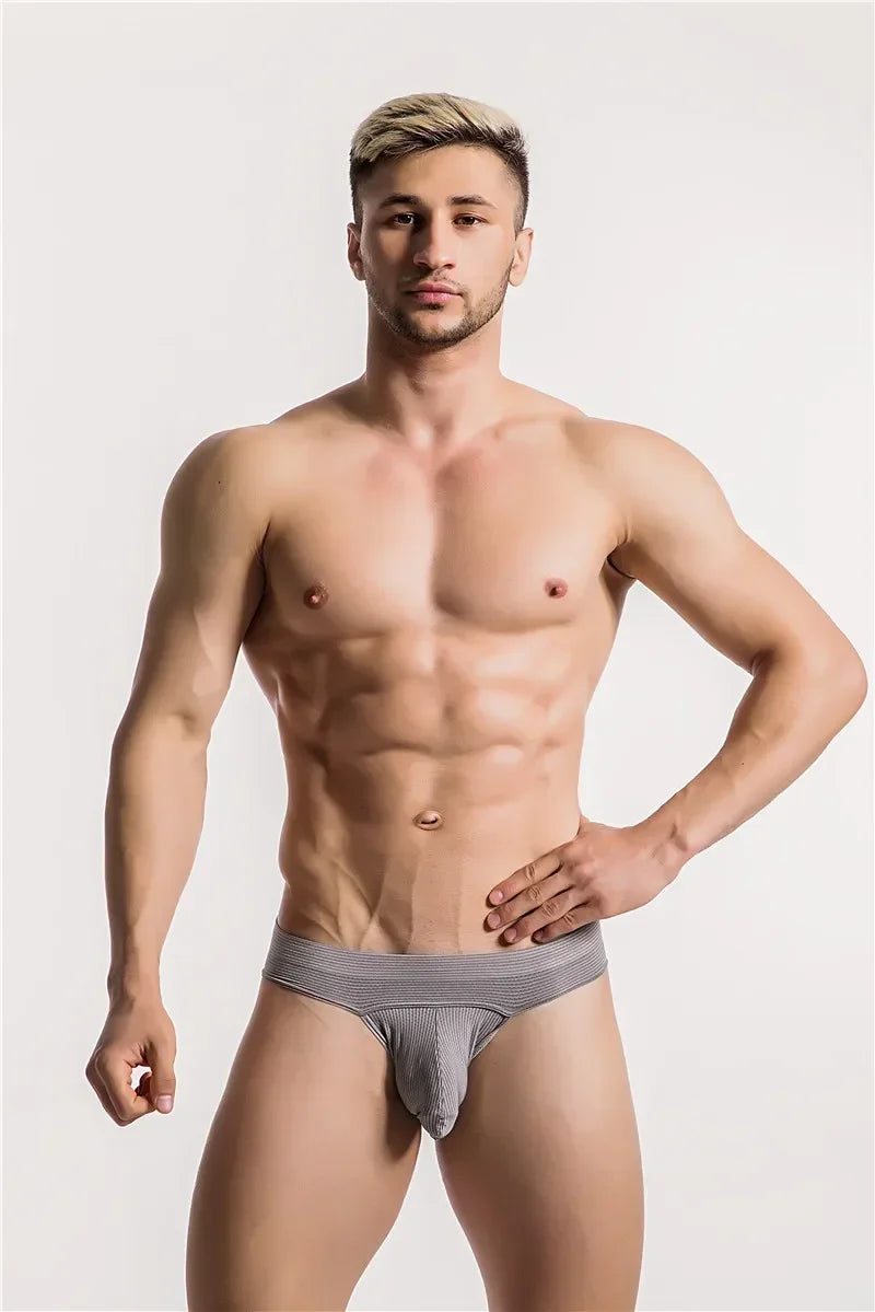 Men Underwear Sexy Briefs Solid  Soft Mens Underpants Male Panties Shorts short pants