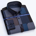 Men's Button Down Plaid Shirt-Men Shirts-LeStyleParfait