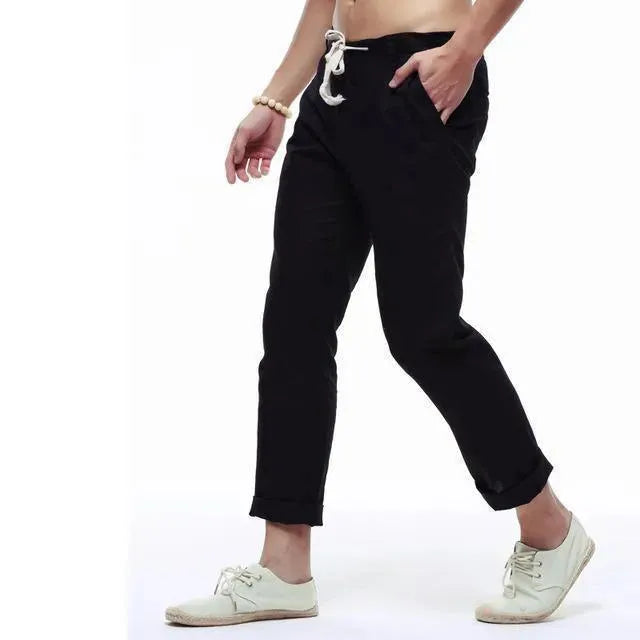 Capri Linen Pants For Men - Linen Pants - LeStyleParfait